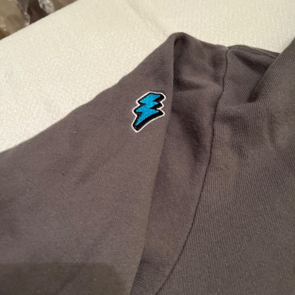 🩶🩷🩵 Nerd HQ 🩵🩷🩶 relaunch Hoodie grey Men's L - Picture 6 of 15